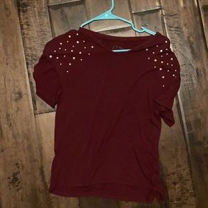 Maroon Top